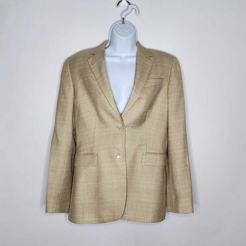Brooks Brothers Silk Wool Blend Single Breasted Blazer Jacket Sz. 10